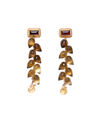 Whisky Quartz Drop Earrings