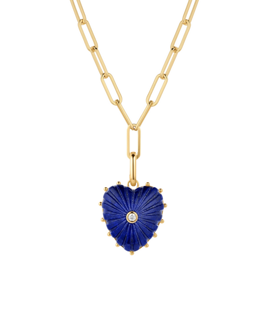 Malene Lapis Clip Necklace