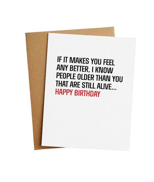 Still Alive Birthday Card