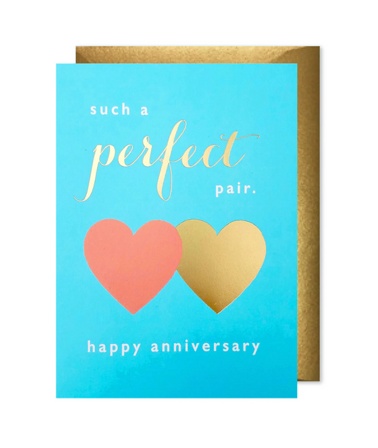 Perfect Pair Anniversary Card