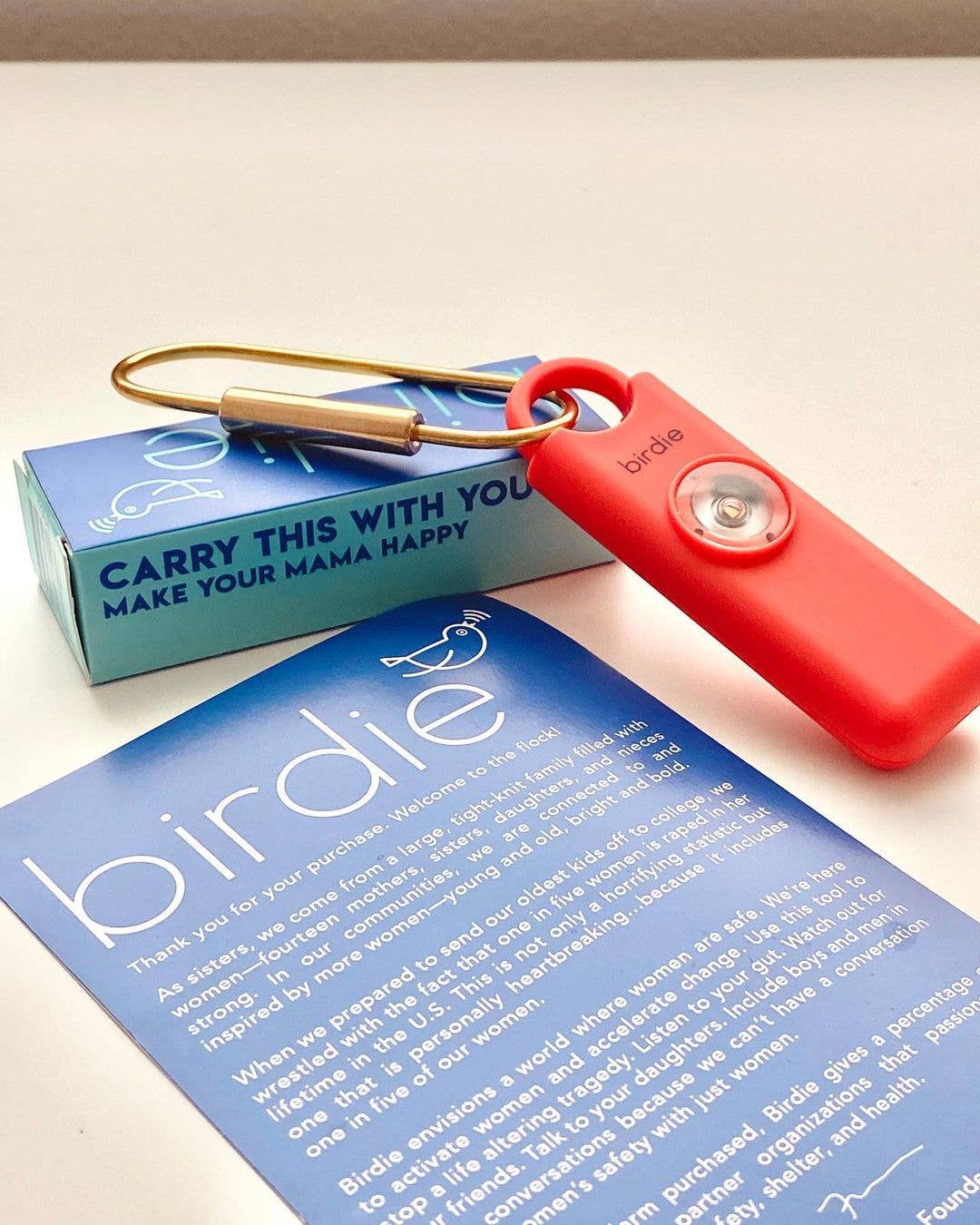 She's Birdie Personal Safety Alarm | Coral