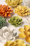 English Garden Chartreuse Primrose Ceramic Flower