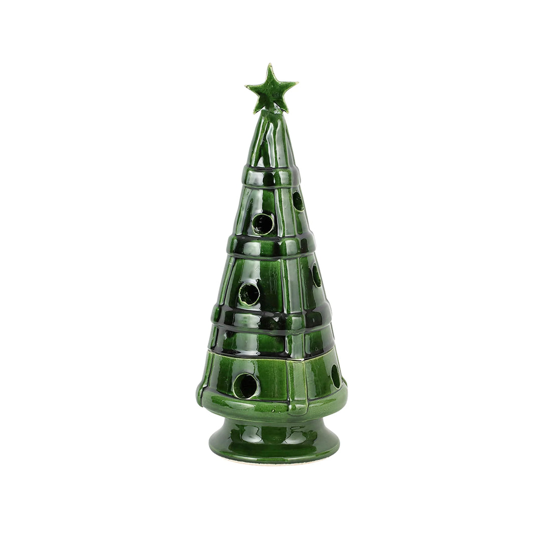 Vietri | Foresta Medium Green Plaid Tree