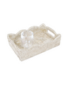 Rattan Scalloped Small Tray