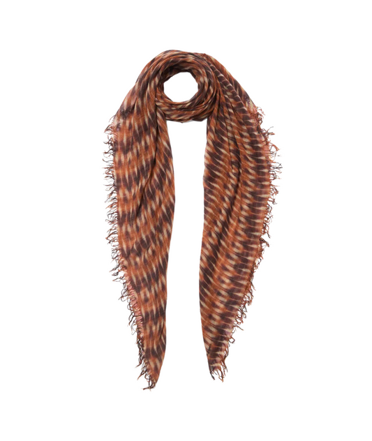 Tie Dye Cashmere & Silk Scarf