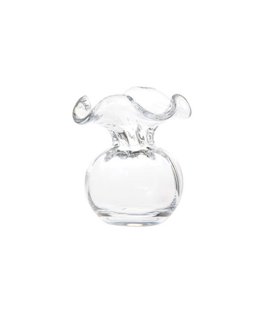 Hibiscus Glass Bud Vase