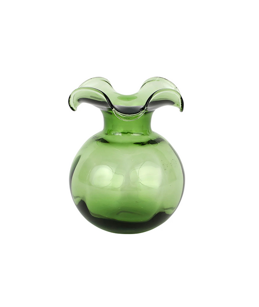 Hibiscus Glass Bud Vase