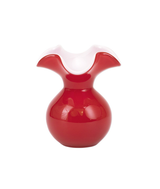 Hibiscus Glass Bud Vase