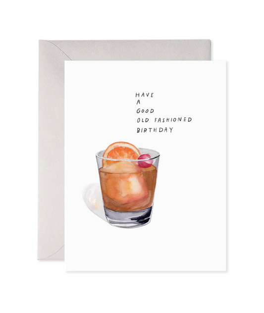 Old Fashioned Birthday Card