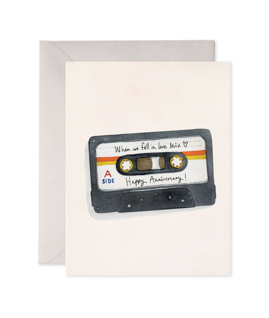 Anniversary Mix Tape Card