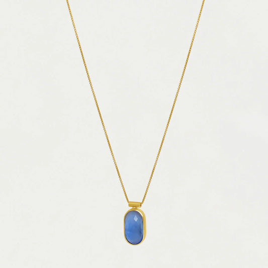 Mercer Long Gemstone Pendant Necklace