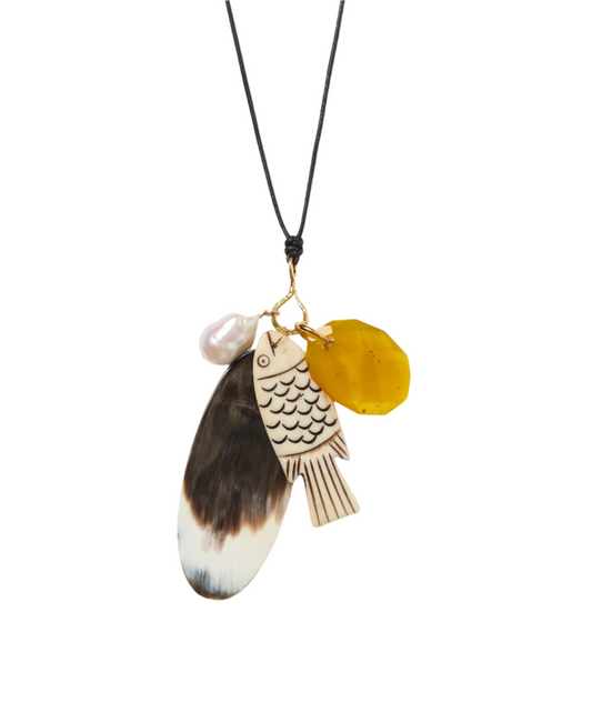 Shoal Charm Necklace Multi