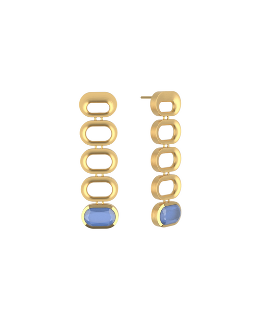 Bowery Gemstone Drop Earrings