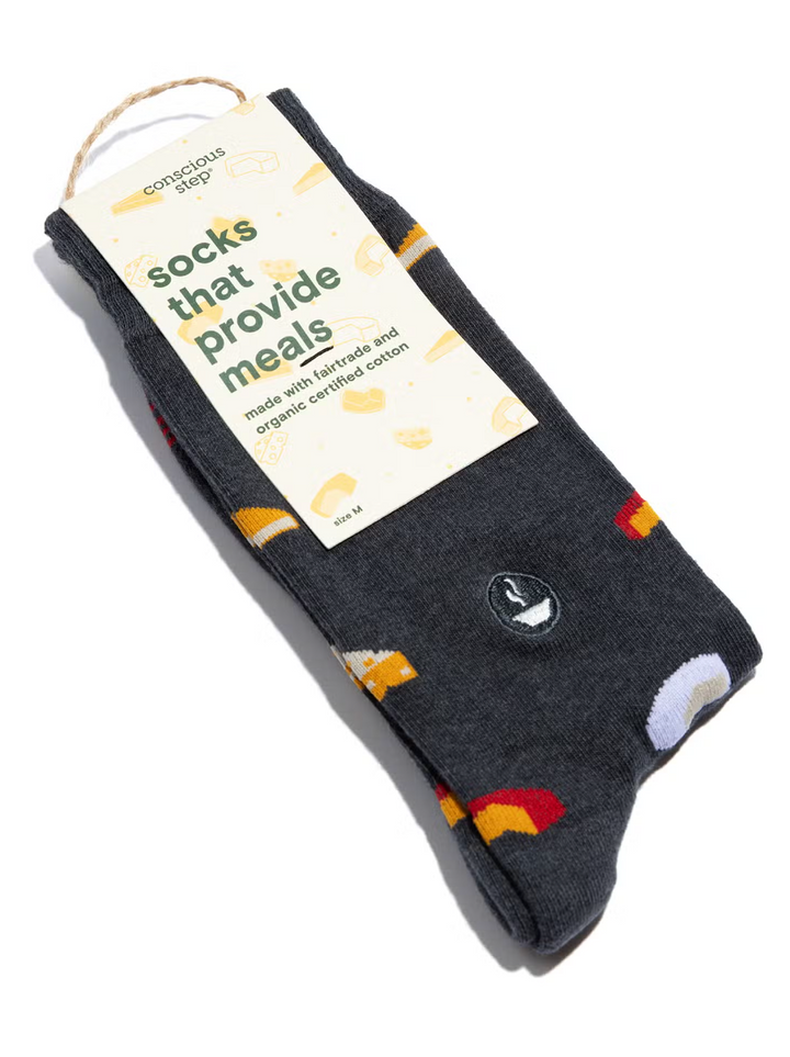 Socks that Provide Meals | Grey Cheese