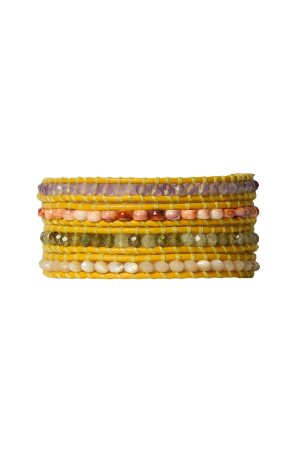Chan Luu summer wrap bracelet yellow