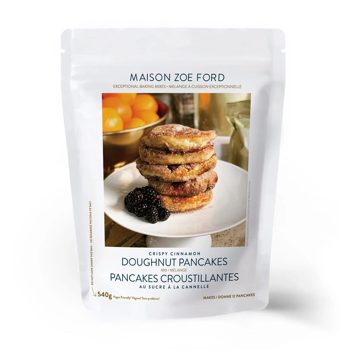 Maison Zoe Ford | Crispy Cinnamon Doughnut Pancake Mix