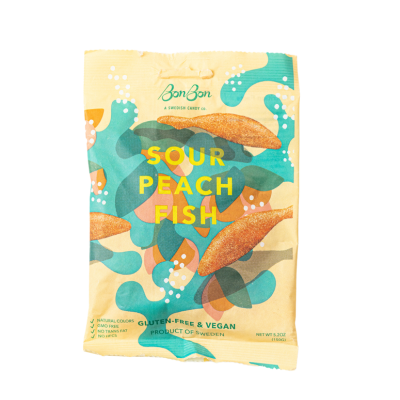Swedish Candy | Sour Peach Fish