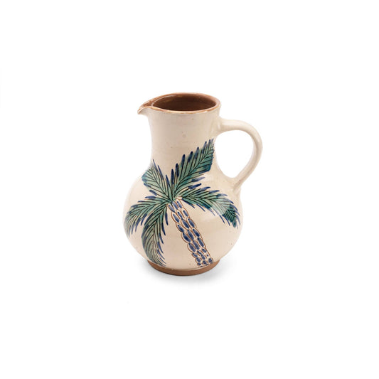 Palm Ceramic Jug