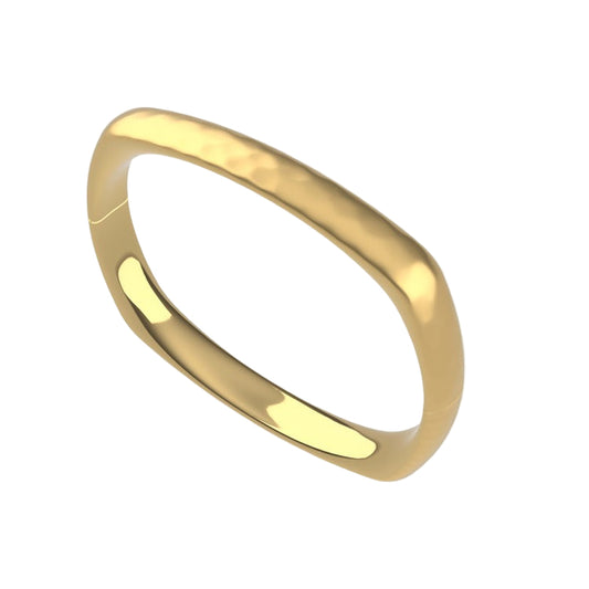 NOMAD MARA HINGED BANGLE - Gold