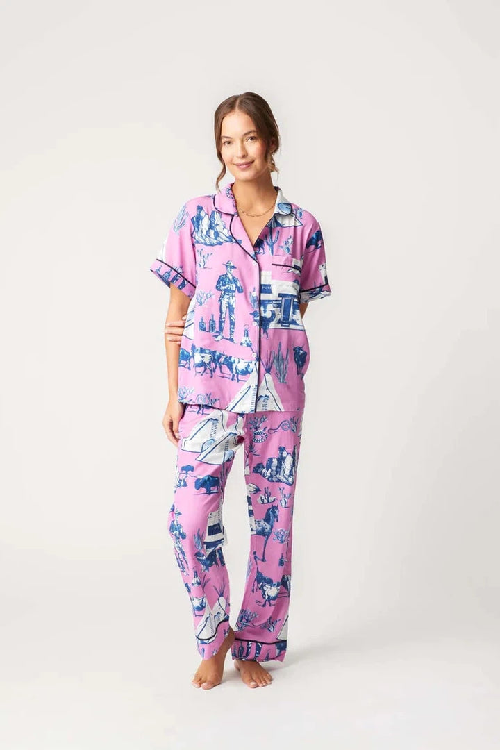 Katie Kime | Marfa Toile Pajama Pant Set