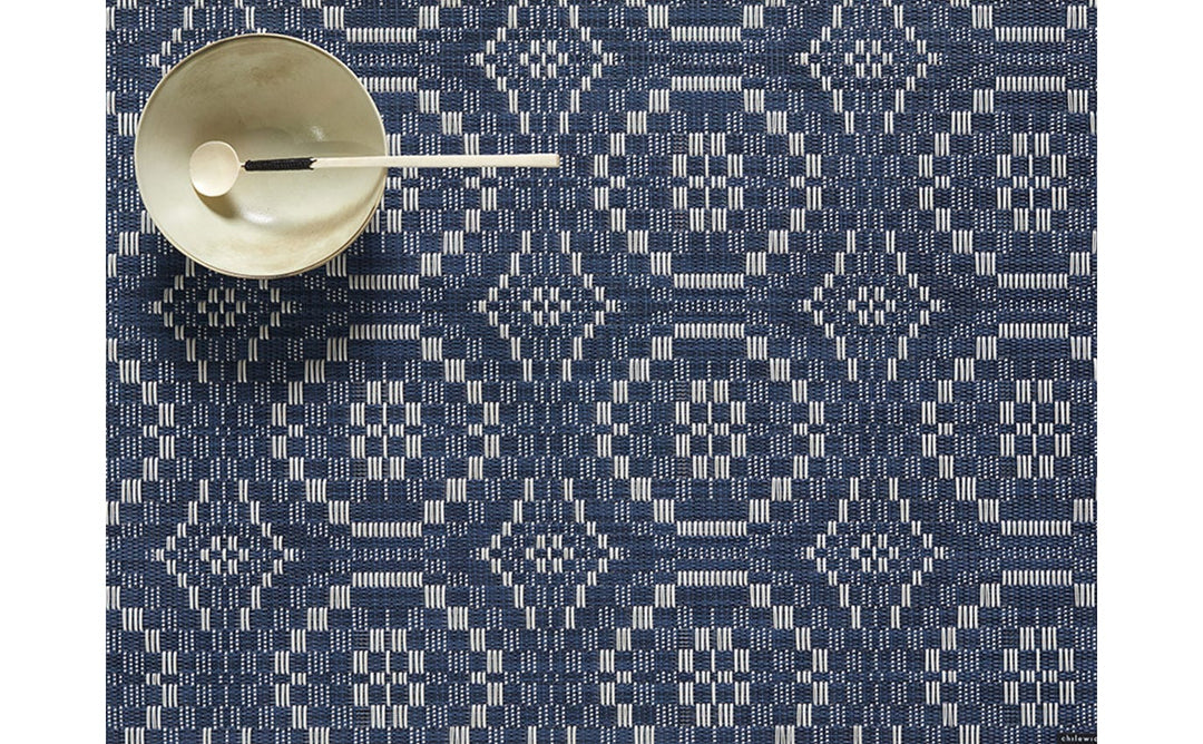 Chilewich | Overshot Placemat | Denim