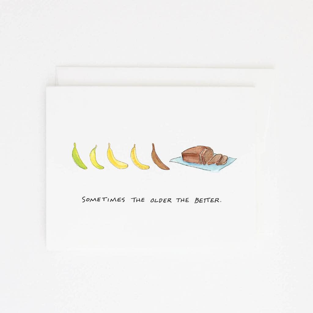 Banana Bread Birthday Card