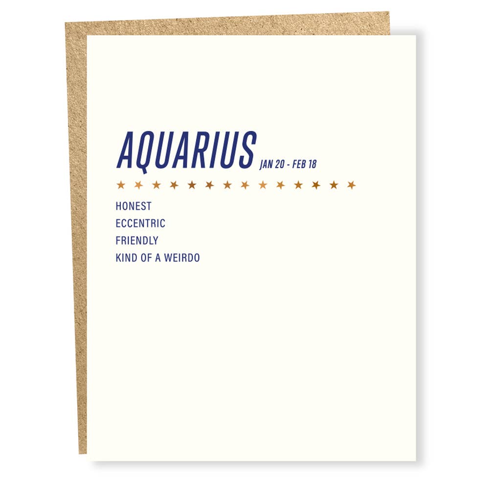 Aquarius Card