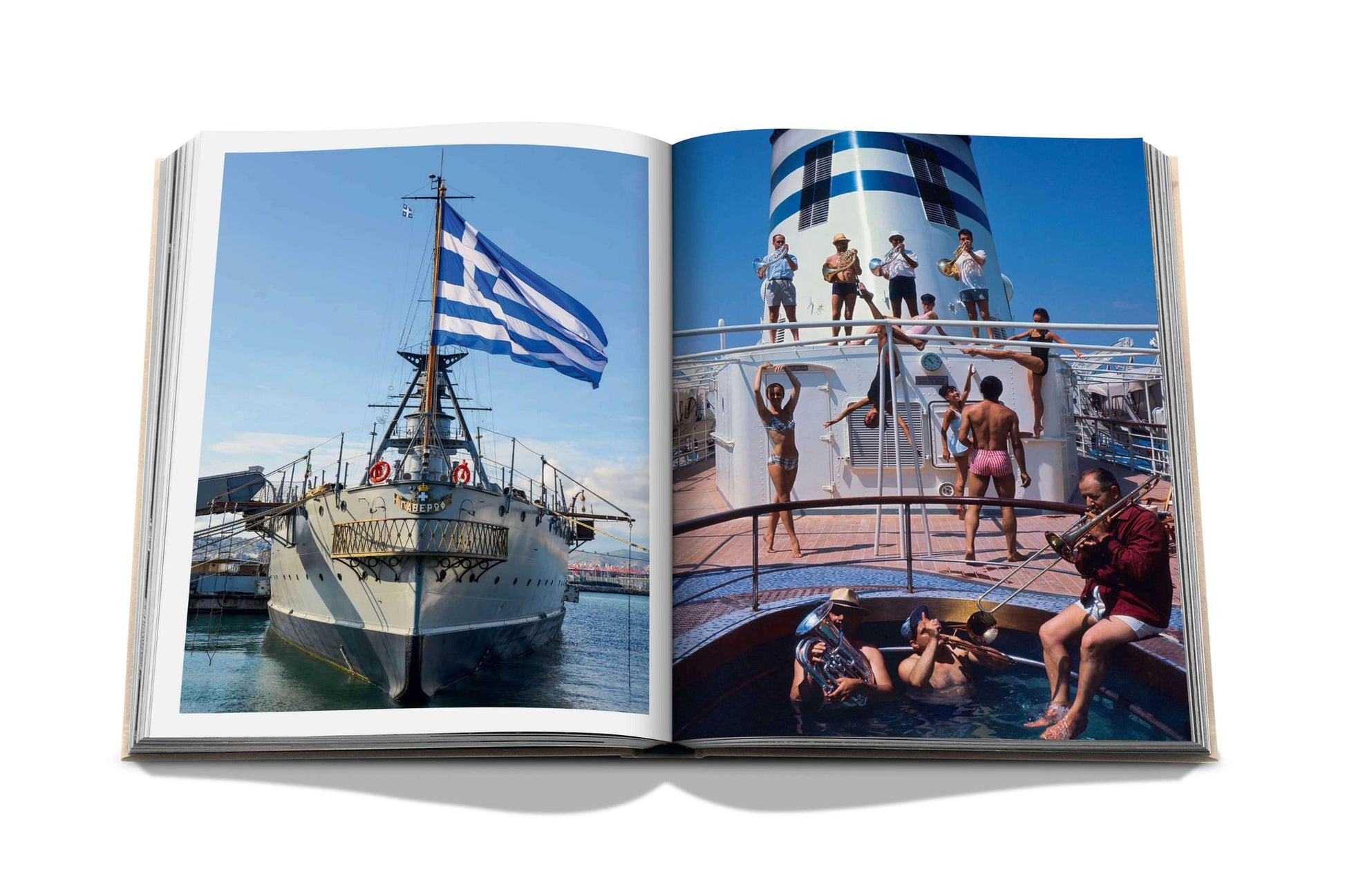 greece, athens, riviera, assouline, assouline books, publisher, coffee table book, gift shop, gift, orlando, winter park, florida, design books, travel book sailboat, sailing, boat, party, instruments, vintage
