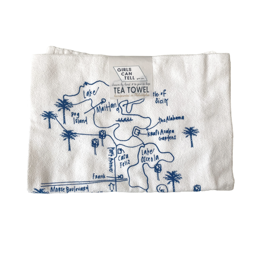 Tea Towel | Winter Park Lakes