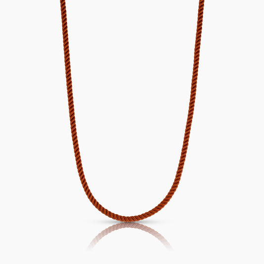 Coco Sienna Silk Cord Necklace