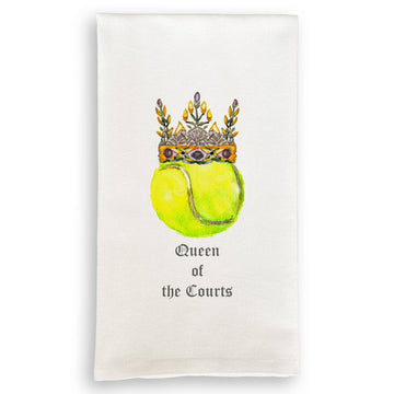 Queen of the Courts Tea Towel
