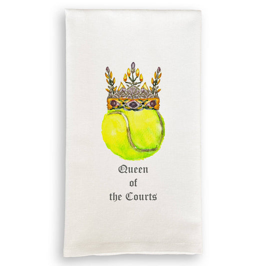 Queen of the Courts Tea Towel