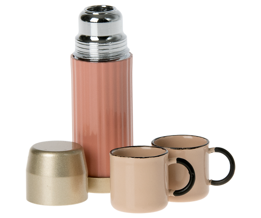 Mouse Thermos and Cups | Soft Coral