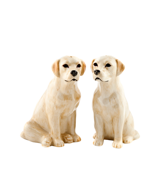 Golden Labrador Salt and Pepper Shakers