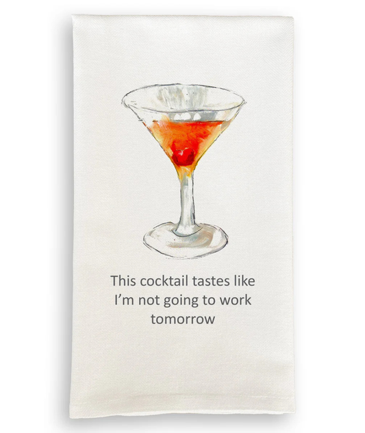 This Cocktail Tastes Like...Tea Towel
