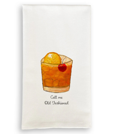 Call Me Old Fashioned Tea Towel