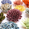 Medium Light Blue Ceramic Flower