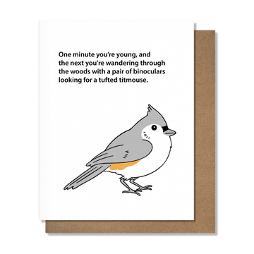 Birdwatching Birthday Card