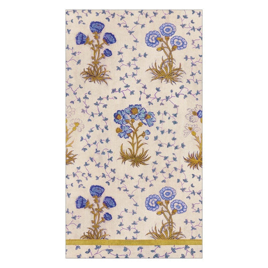 Semi De Fleurs Blue Guest Towels