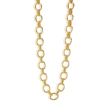 Cleopatra Regal Link Necklace | 32"