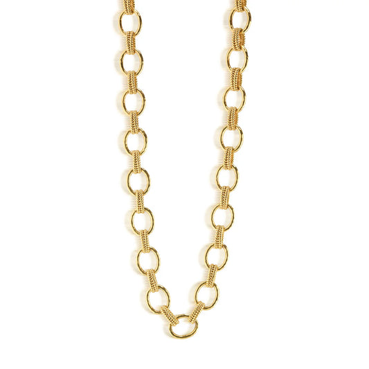 Cleopatra Regal Link Necklace | 32"