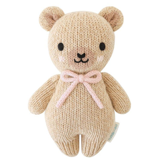 Baby Honey Bear | Blush Bow