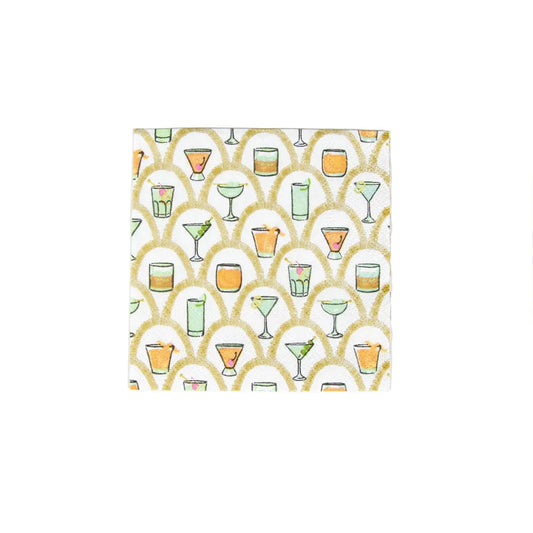 Deco Cocktails Cocktail Napkins