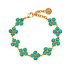 Turquoise Clover Link Bracelet