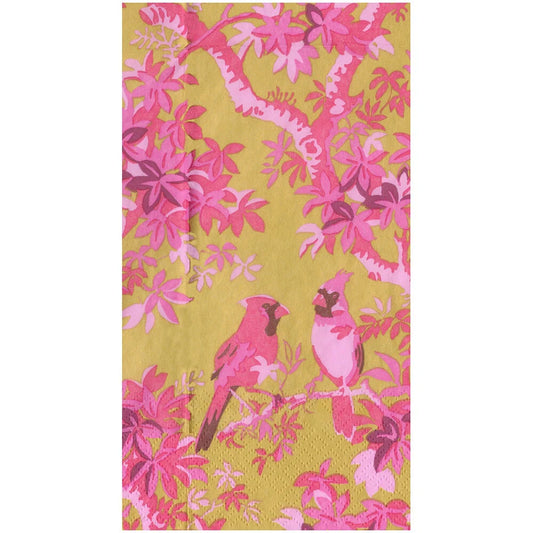 Rose Gold Songbirds Guest Towels