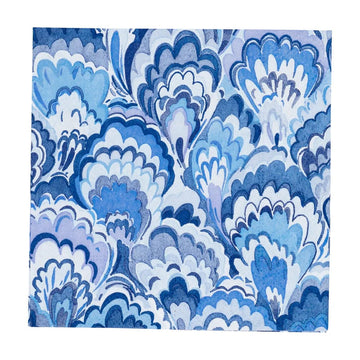 Marbled Ceramica Indigo Cocktail Napkins