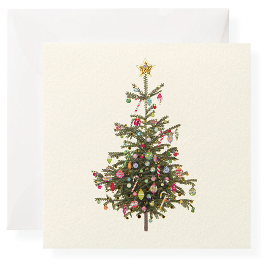 Festive Fir Tree Gift Enclosure Card