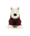 Munro Scottie Dog in his Winter Jumper