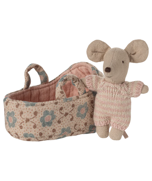 Baby Mouse In Carry Cot