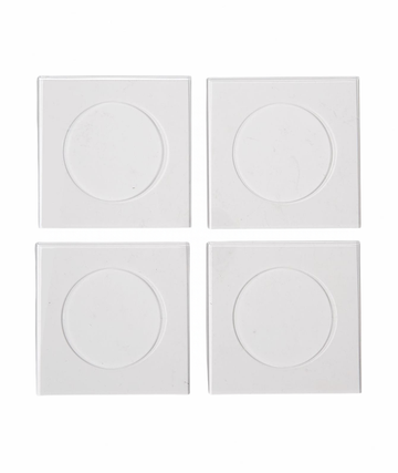 Customizable Acrylic Cocktail Coasters | Set of 4